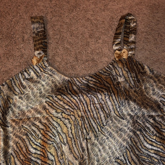 Vintage Y2K Tiger Slip Dress - Picture 5 of 6